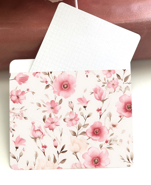 Adhesive Vinyl Pocket - Floral