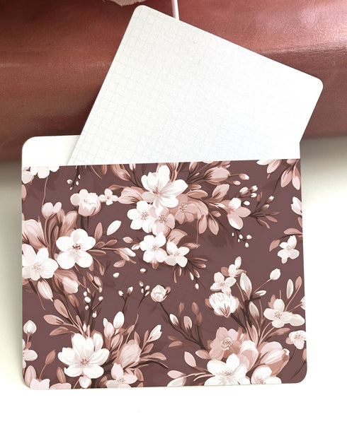 Adhesive Vinyl Pocket - Floral