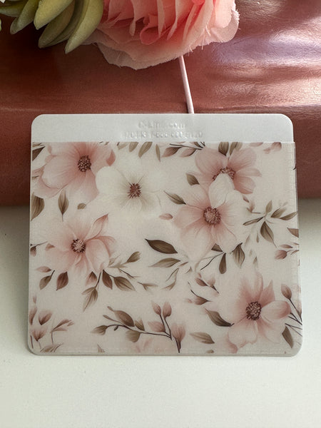 Adhesive Vinyl Pocket - Floral