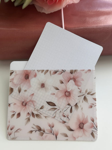 Adhesive Vinyl Pocket - Floral