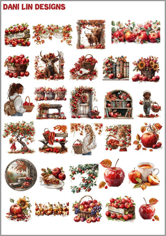 Apples Deco Sheet