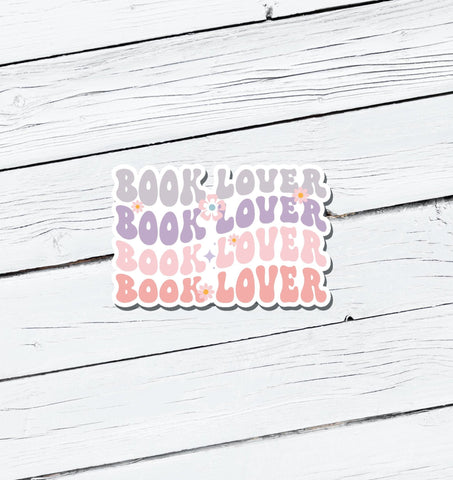 Book Lover Vinyl Sticker - Water Resistant