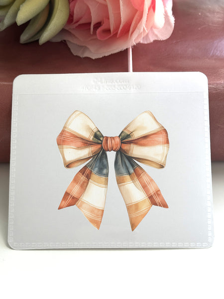 Adhesive Vinyl Pocket - Bow