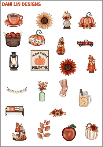 Farmhouse Autumn Deco Sheet