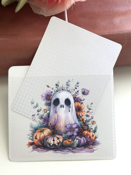 Adhesive Vinyl Pocket - Spooky Ghost