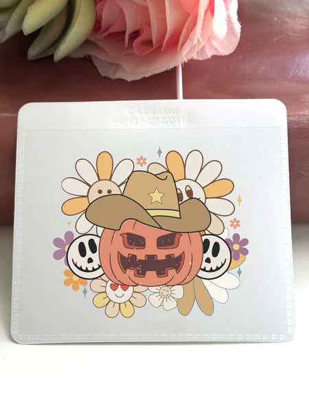 Adhesive Vinyl Pocket - Jack-o-Lantern