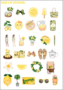 Lemon Deco Sheet