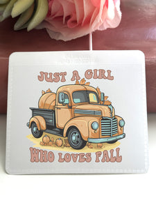 Adhesive Vinyl Pocket - I Love Fall