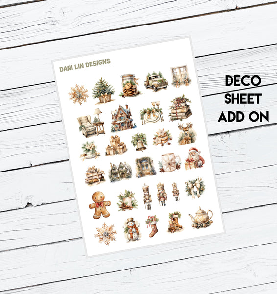 Neutral Christmas Sticker Kit