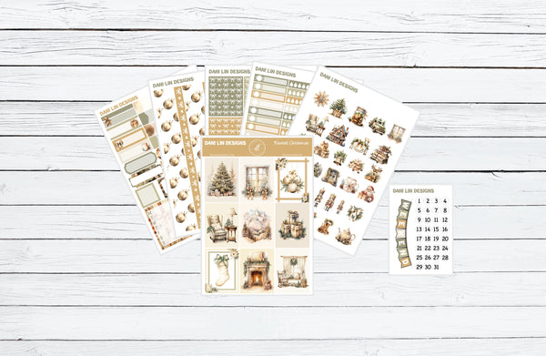 Neutral Christmas Sticker Kit