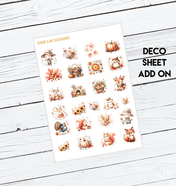 Autumn Cuteness Sticker Kit