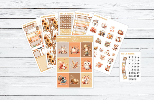 Autumn Cuteness Sticker Kit