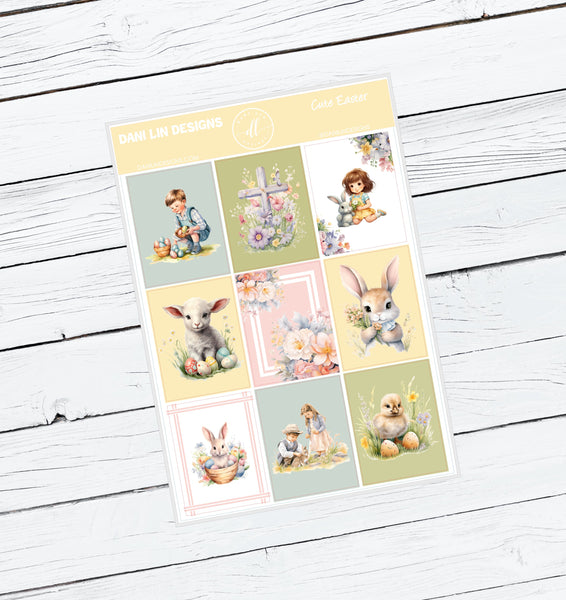 Cute Easter Sticker Kit