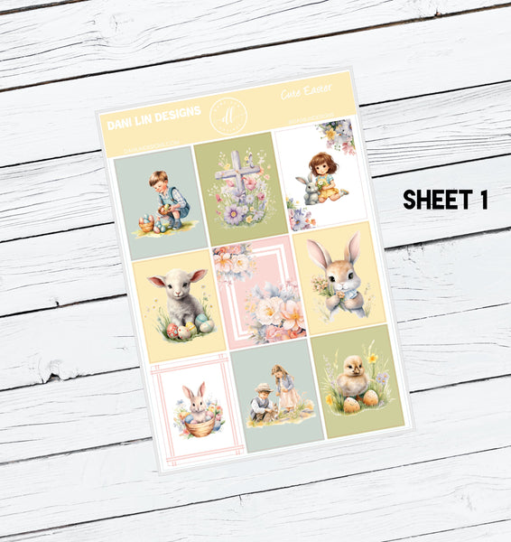 Cute Easter Sticker Kit