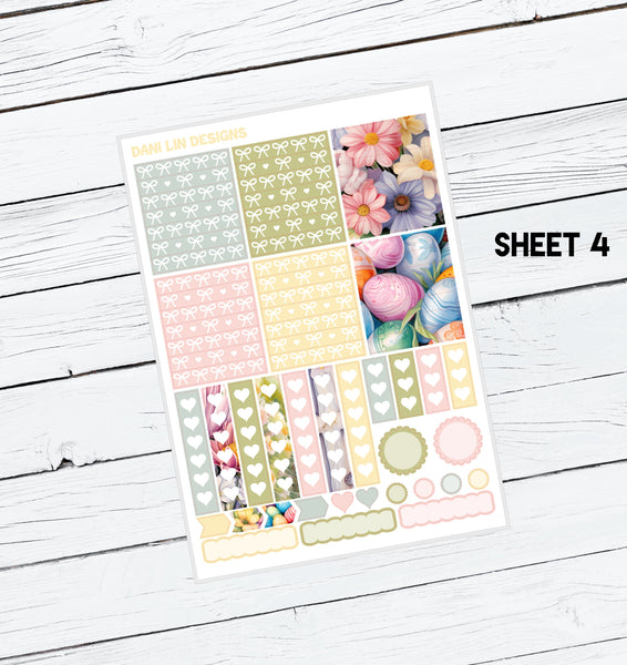 Cute Easter Sticker Kit