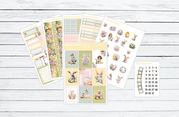 Cute Easter Sticker Kit