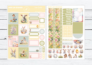 Cute Easter Hobonichi Cousin Sticker Kit