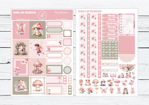 Fairy Garden Hobonichi Cousin Sticker Kit