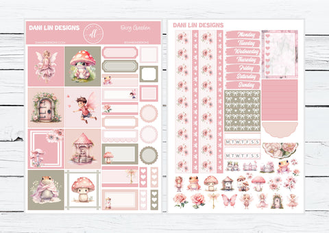 Fairy Garden Hobonichi Cousin Sticker Kit