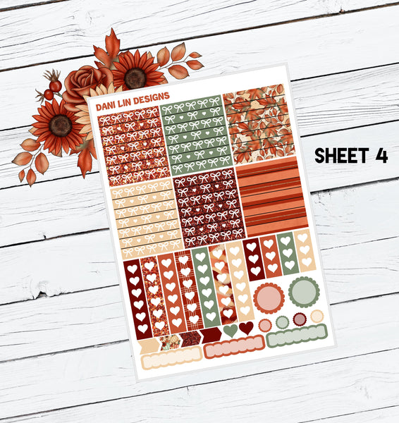 Farmhouse Autumn Sticker Kit