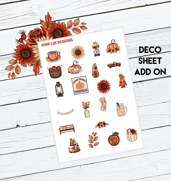 Farmhouse Autumn Sticker Kit