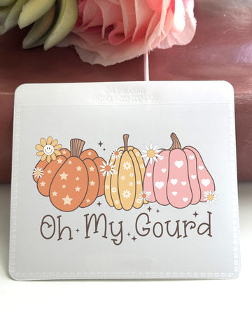 Adhesive Vinyl Pocket - Oh My Gourd