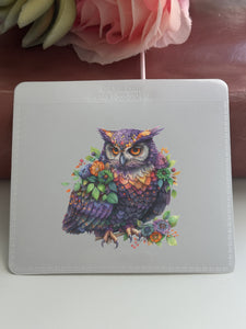 Adhesive Vinyl Pocket - Owl