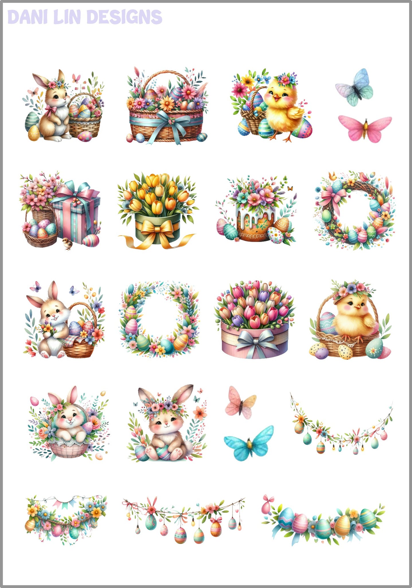 Easter Deco Sheet