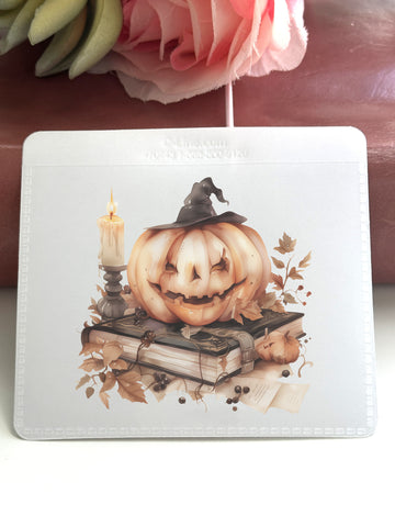 Adhesive Vinyl Pocket - Jack-o-Lantern