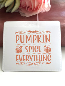 Adhesive Vinyl Pocket - Pumpkin Spice Everything