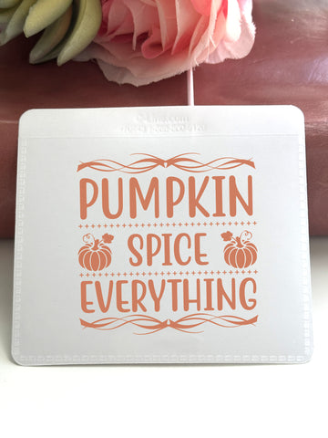 Adhesive Vinyl Pocket - Pumpkin Spice Everything