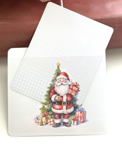 Adhesive Vinyl Pocket - Christmas Santa