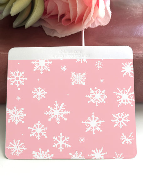 Adhesive Vinyl Pocket - Christmas Snowflakes