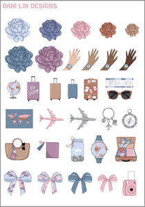 Travel Deco Sheet