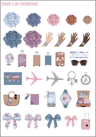 Travel Deco Sheet