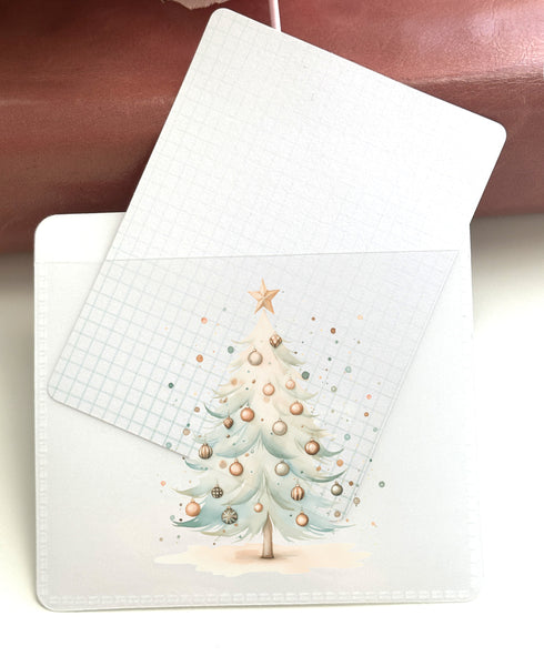 Adhesive Vinyl Pocket - Christmas Tree