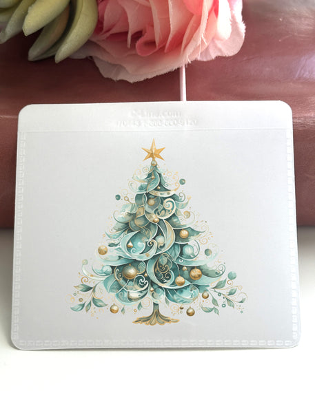 Adhesive Vinyl Pocket - Christmas Tree