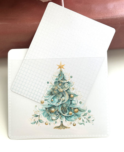 Adhesive Vinyl Pocket - Christmas Tree