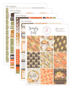 Simply Fall Sticker Kit