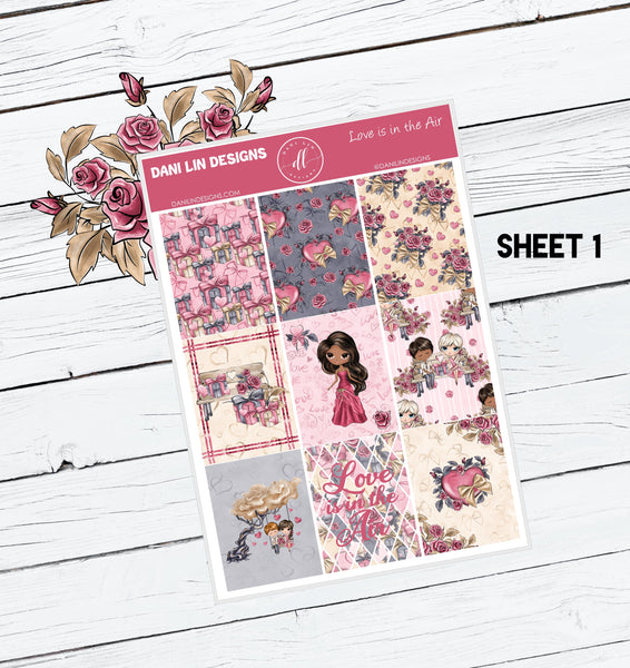 Valentine's Day - Love is in the Air Sticker Kit