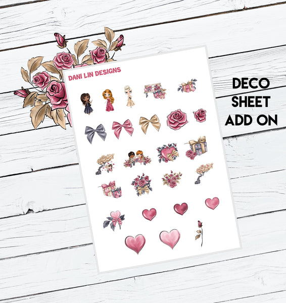 Valentine's Day - Love is in the Air Sticker Kit