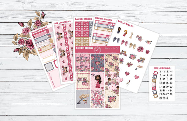 Valentine's Day - Love is in the Air Sticker Kit