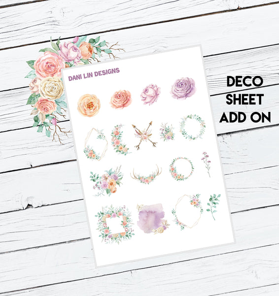 Pretty Flowers Sticker Kit