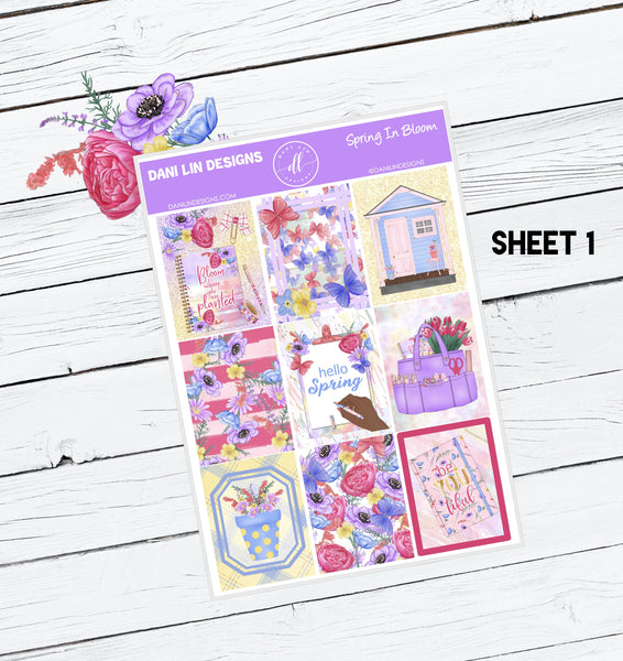 Spring in Bloom Sticker Kit