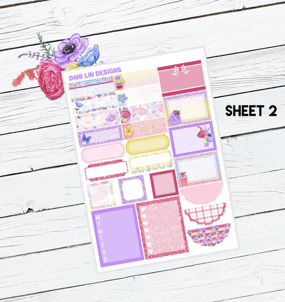 Spring in Bloom Sticker Kit