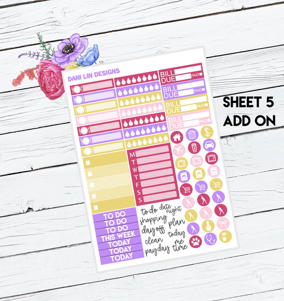 Spring in Bloom Sticker Kit