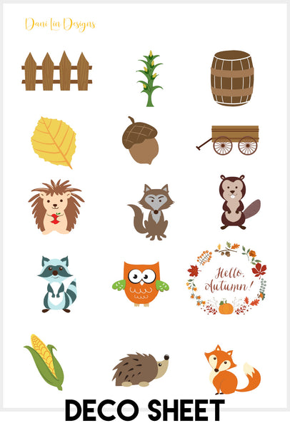 Autumn Sticker Kit