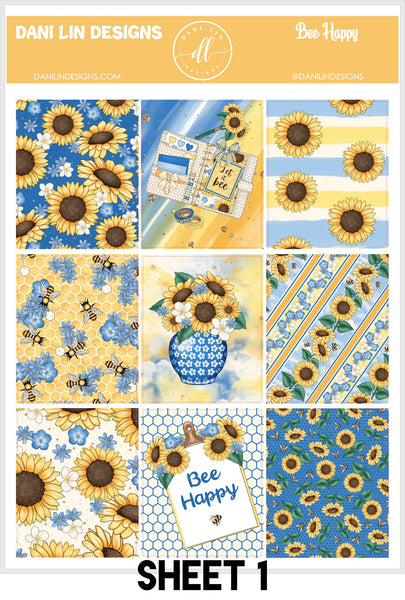 Bee Happy Sticker Kit