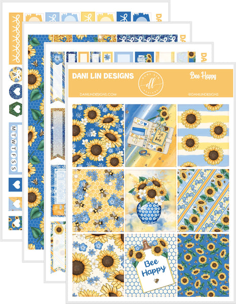 Bee Happy Sticker Kit