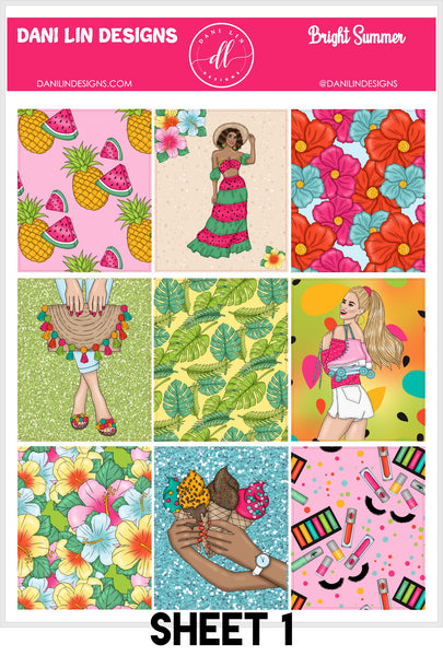 Bright Summer Sticker Kit